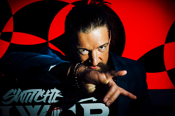 Promotional image of Jay White, produced for wrestle kingdom 15. 